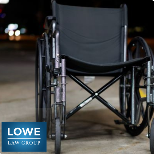 Empty Wheelchair in the Parking Lot - Utah injury lawyer