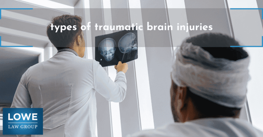 Patient and Doctor Viewing Brain Injury Scan
