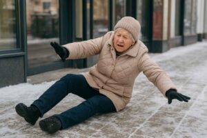 Winter Slip and Fall on ice