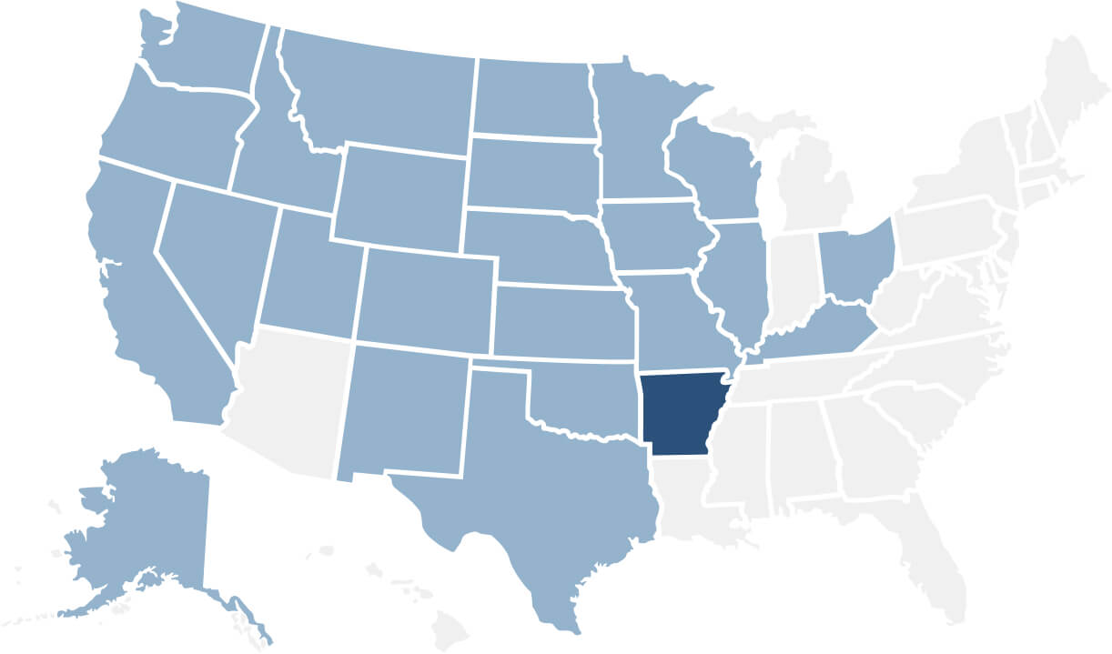 Lowe law group home s11 Arkansas map img