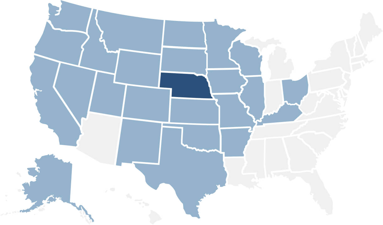 Lowe law group home s11 Nebraska map img