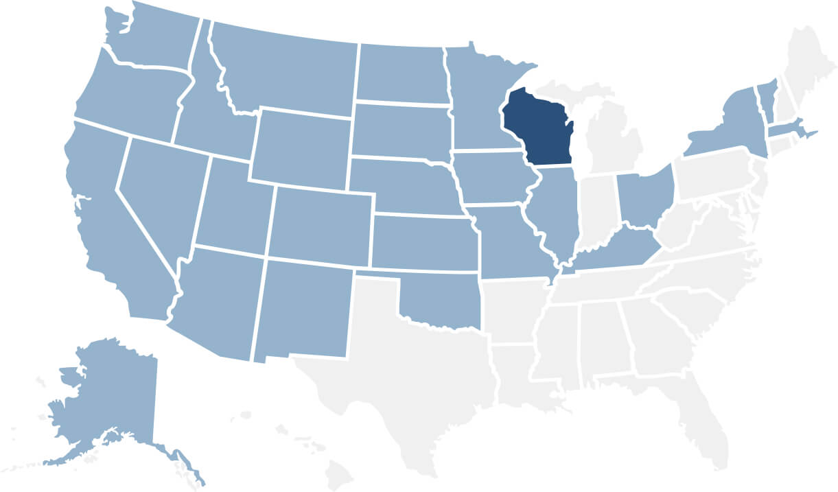 Lowe law group home s11 WI map img