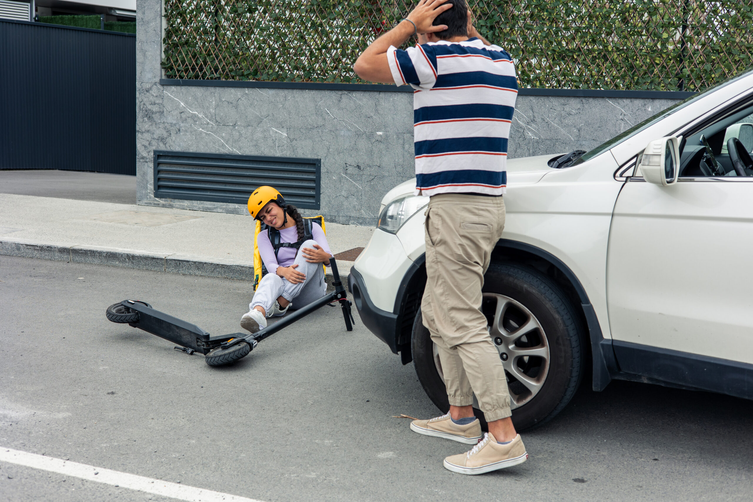 What To Do After Being Hit By a Car On a Scooter?