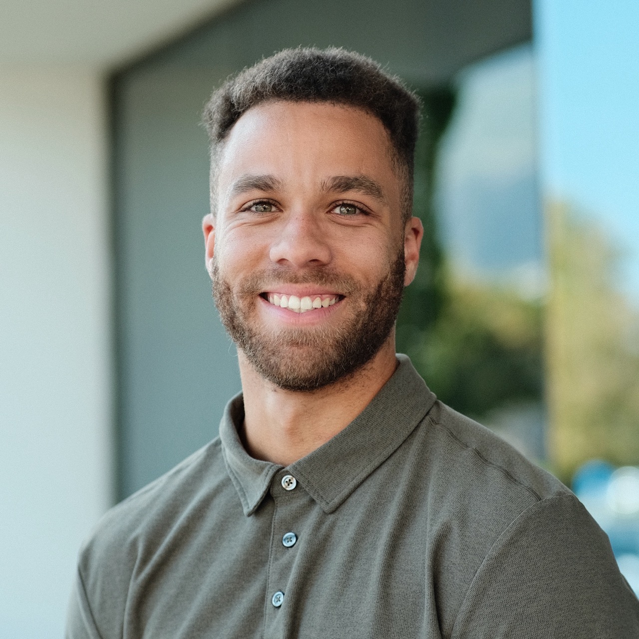 Smiling man