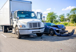 Semi-truck accident in Ogden, Utah on I-15 where an Ogden truck accident lawyer may help recover compensation.