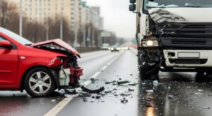 Wichita traffic scene where a Wichita car accident lawyer helps crash victims understand their rights