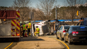 Semi truck crash near Rapid City where a Rapid City truck accident lawyer helps injury victims recover compensation