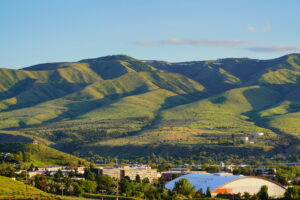 City view of Pocatello Idaho representing location served by a Pocatello accident attorney